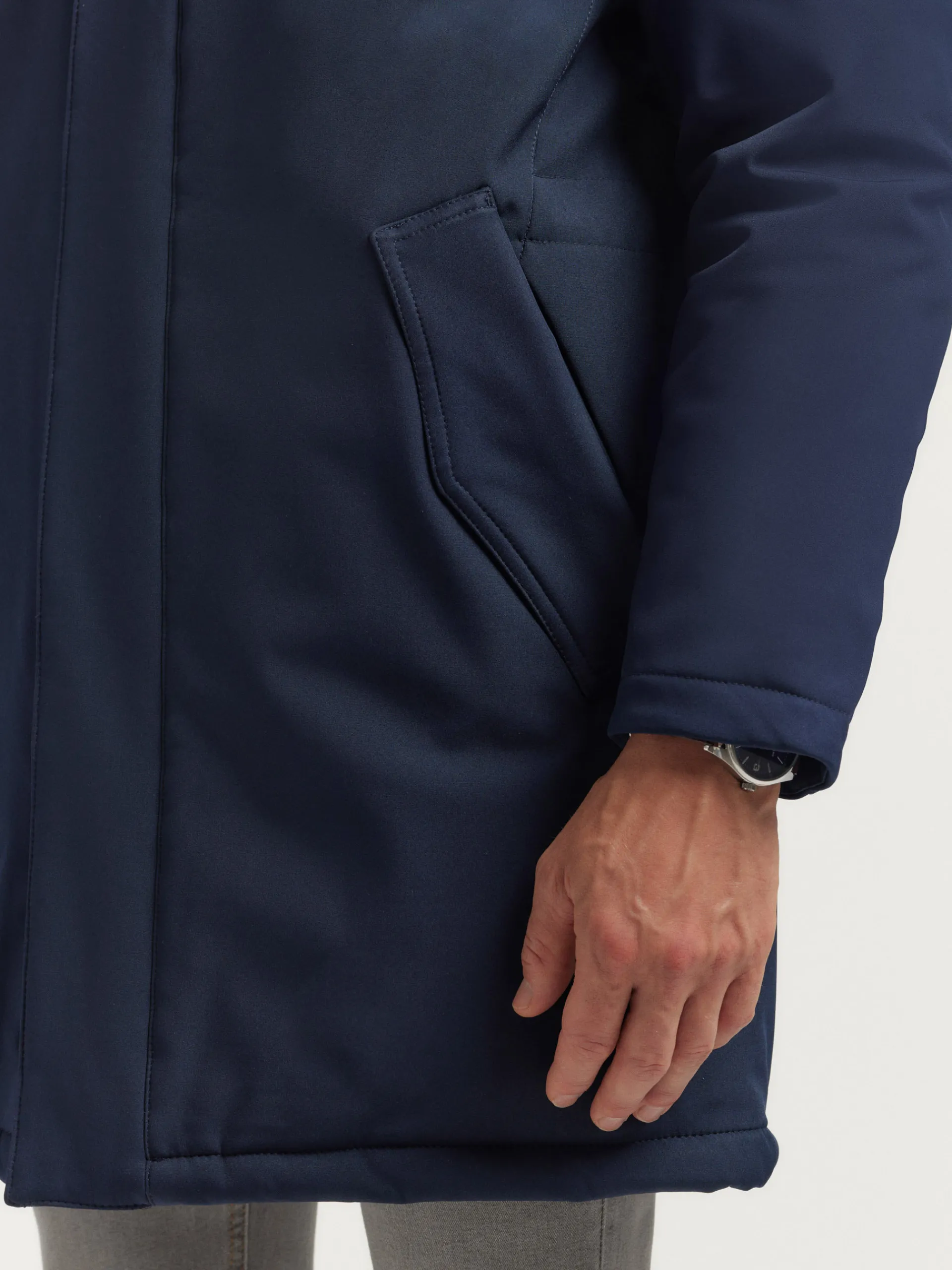 Cazadoras Y Parkas-Alvaro Moreno PARKA BORGIA Azul Marino