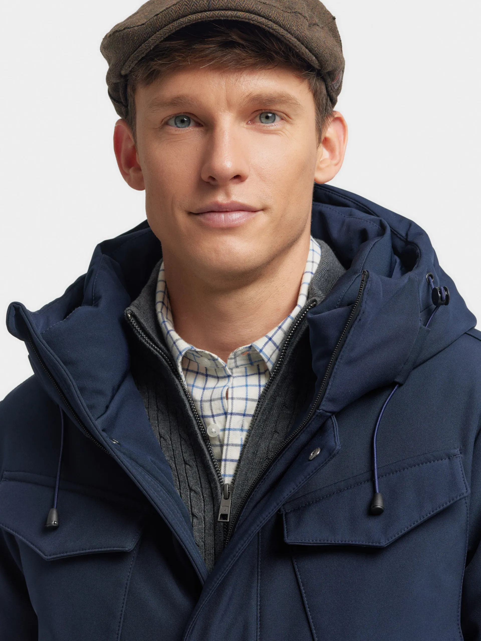 Cazadoras Y Parkas-Alvaro Moreno PARKA BORGIA Azul Marino