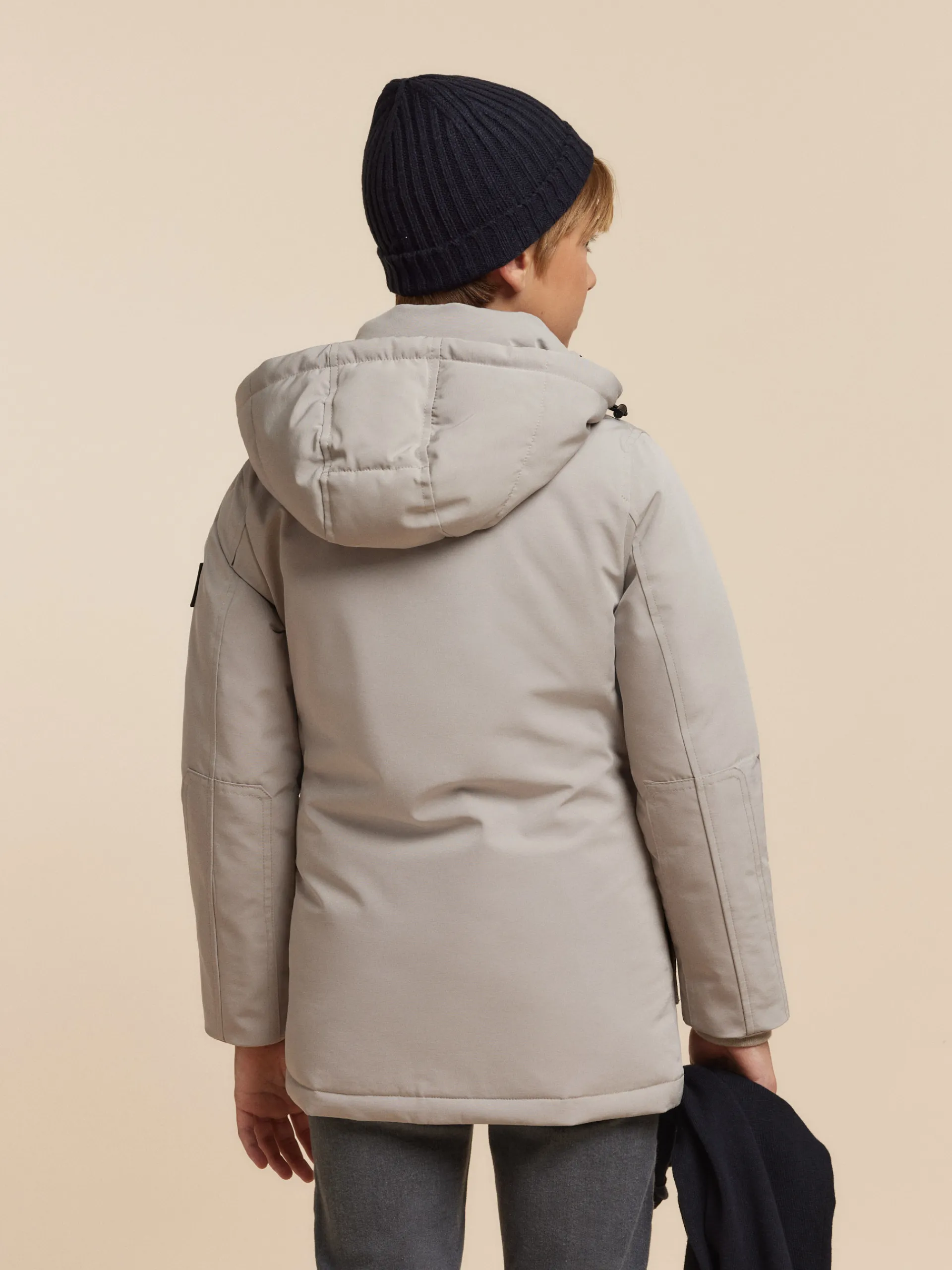 Cazadoras Y Chalecos-Alvaro Moreno PARKA SHERMAN KIDS Crudo