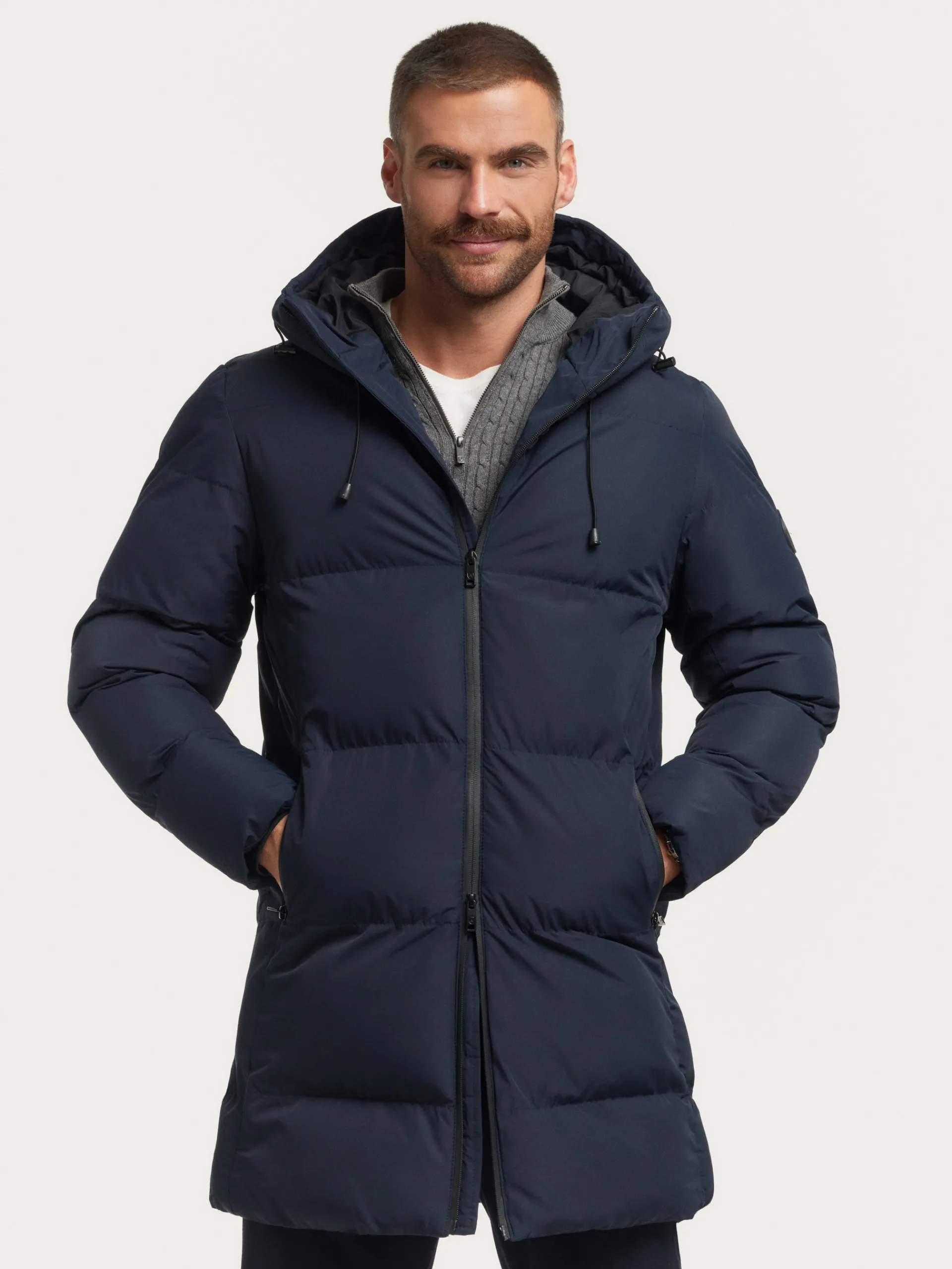 Cazadoras Y Parkas-Alvaro Moreno PARKA SKYLINE Azul Marino