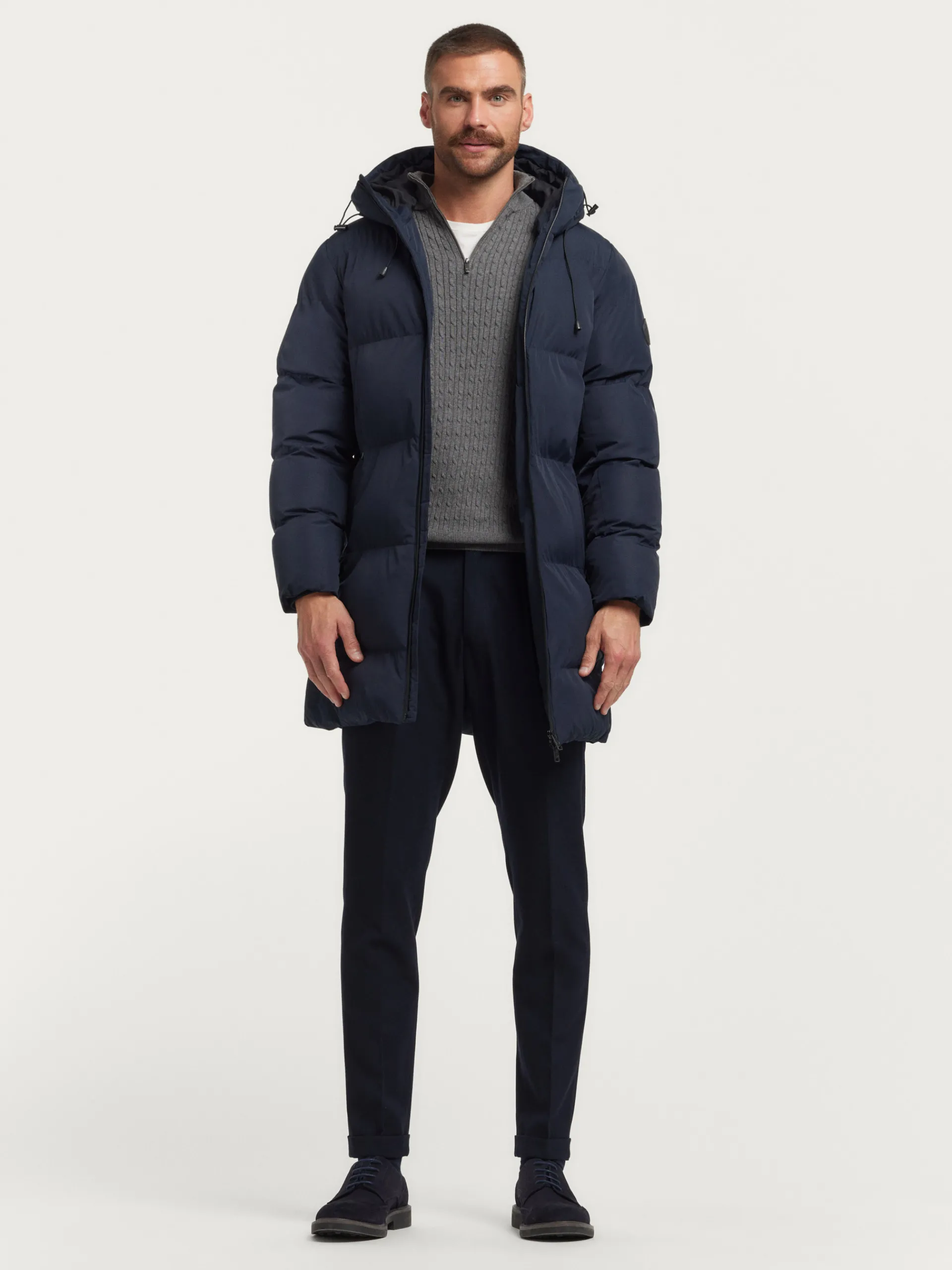 Cazadoras Y Parkas-Alvaro Moreno PARKA SKYLINE Azul Marino