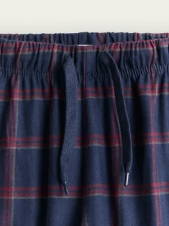 Pijamas-Alvaro Moreno PIJAMA FRANELA CUADROS Azul Marino