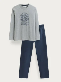 Pijamas-Alvaro Moreno PIJAMA RETROCAR Gris