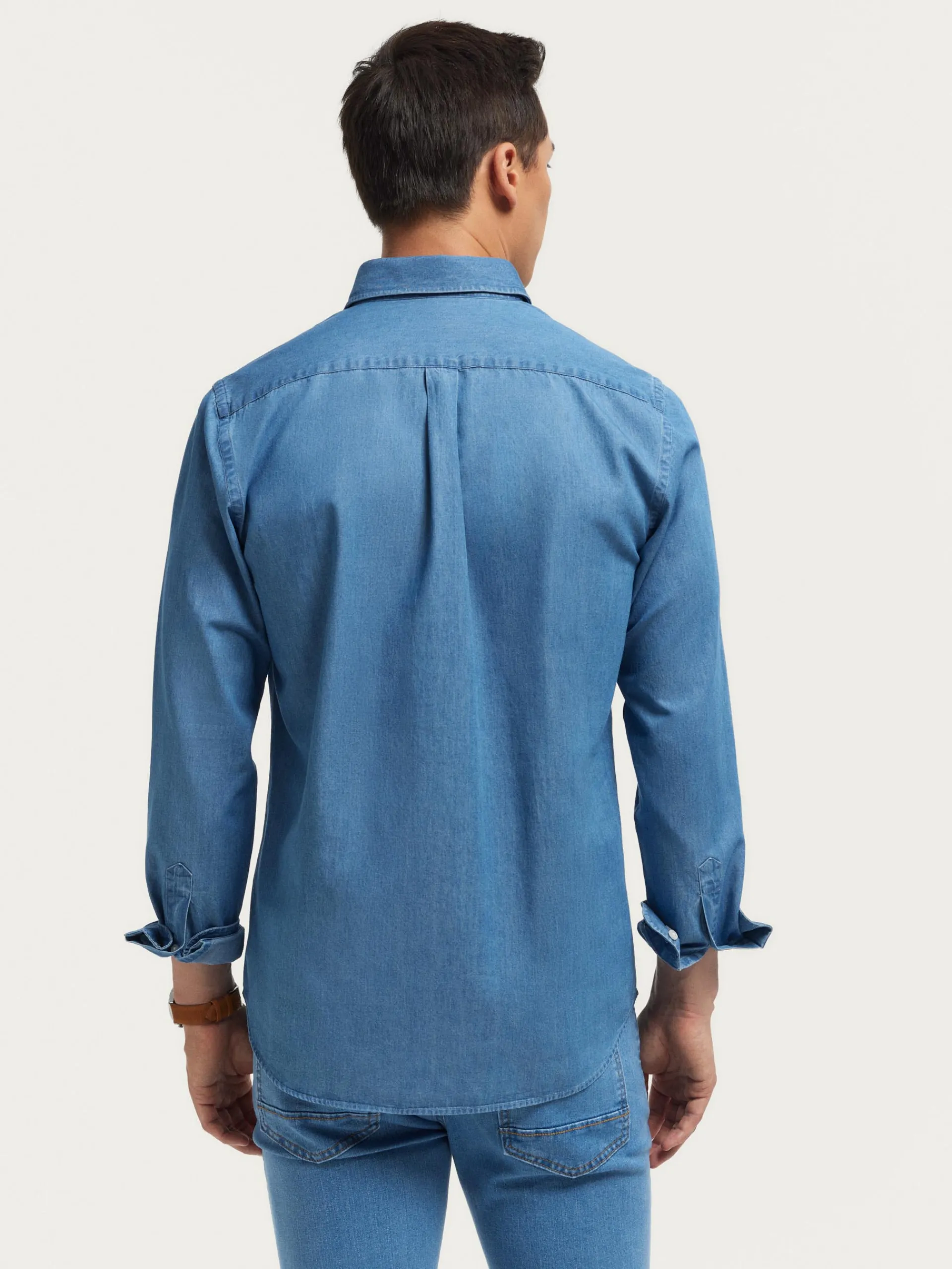 Casual|Poleras-Alvaro Moreno POLERA DENIM Azul