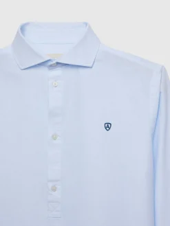 Casual-Alvaro Moreno POLERA PIN POINT Celeste