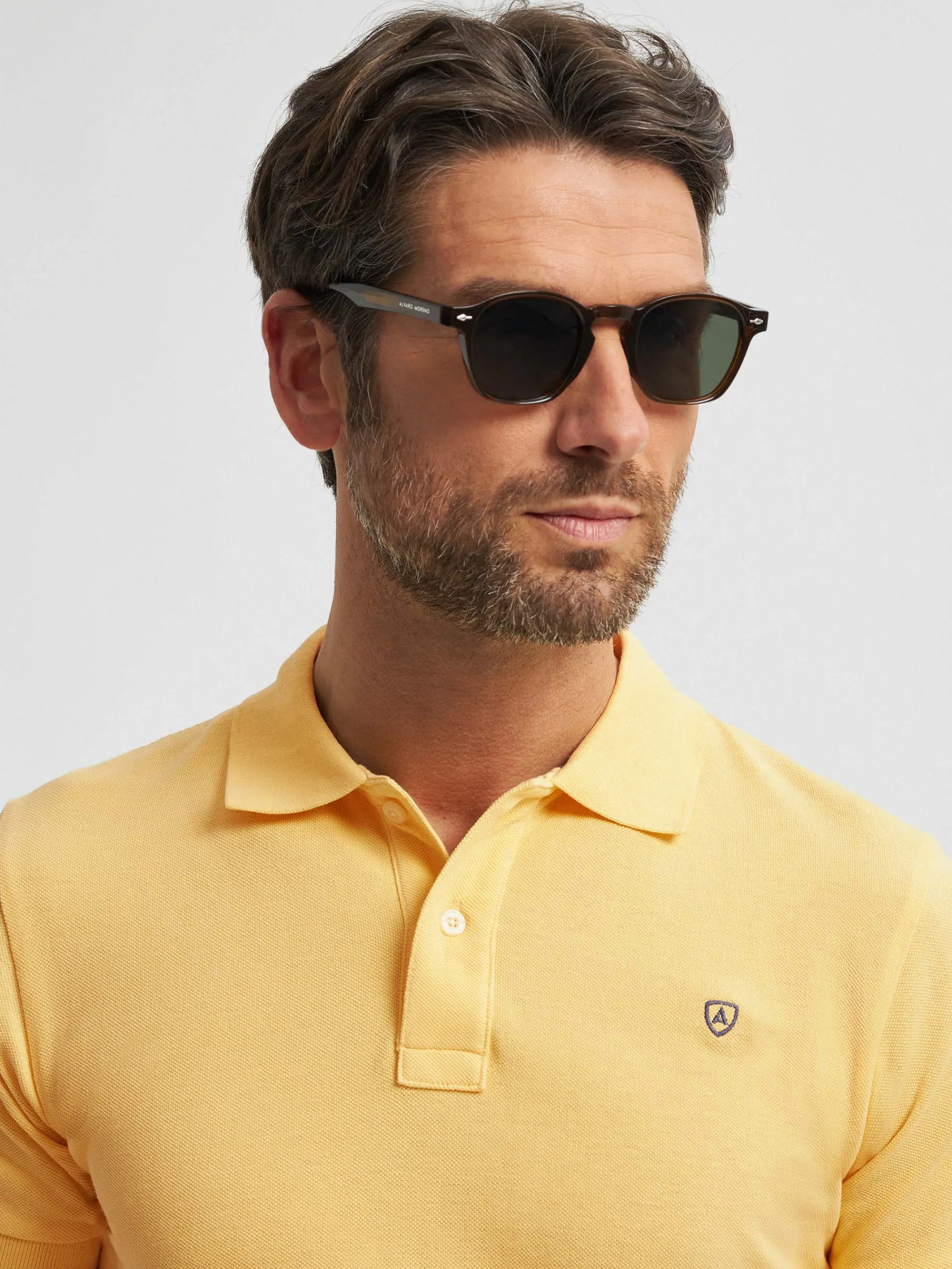 Polos Y Poleras-Alvaro Moreno POLO BASIC Amarillo