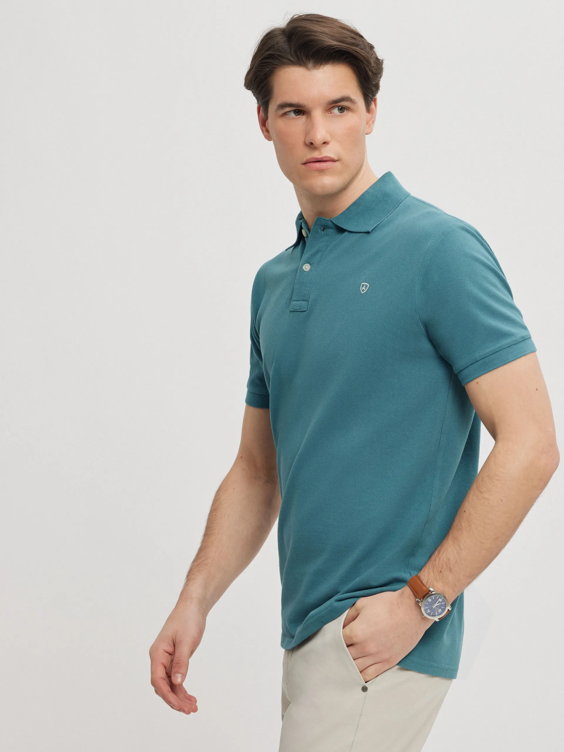 Polos Y Poleras-Alvaro Moreno POLO BASIC Azul