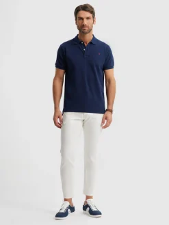Polos Y Poleras-Alvaro Moreno POLO BASIC Azul Marino