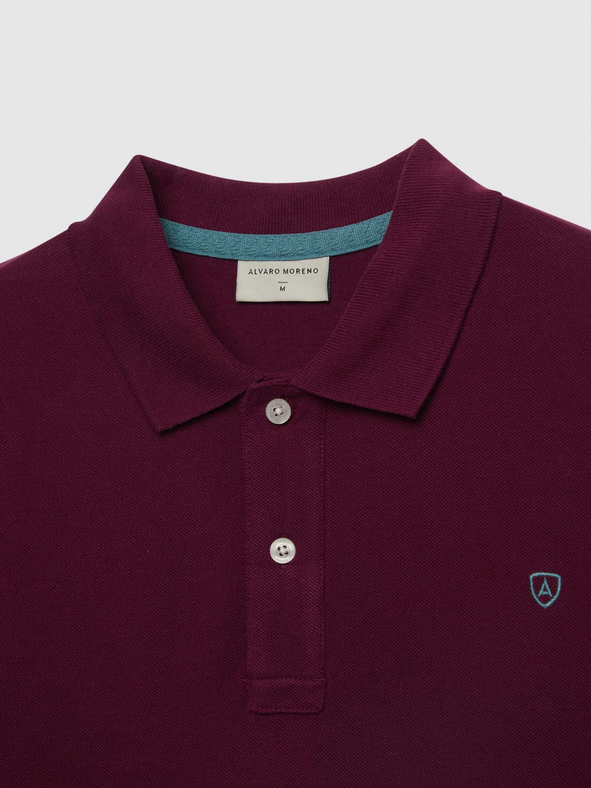 Polos Y Poleras-Alvaro Moreno POLO BASIC Burdeos