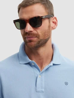 Polos Y Poleras-Alvaro Moreno POLO BASIC Celeste