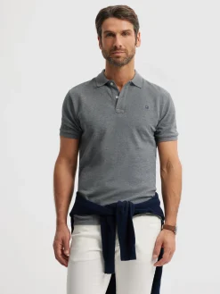 Polos Y Poleras-Alvaro Moreno POLO BASIC Gris