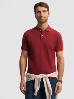 Polos Y Poleras-Alvaro Moreno POLO BASIC Rojo