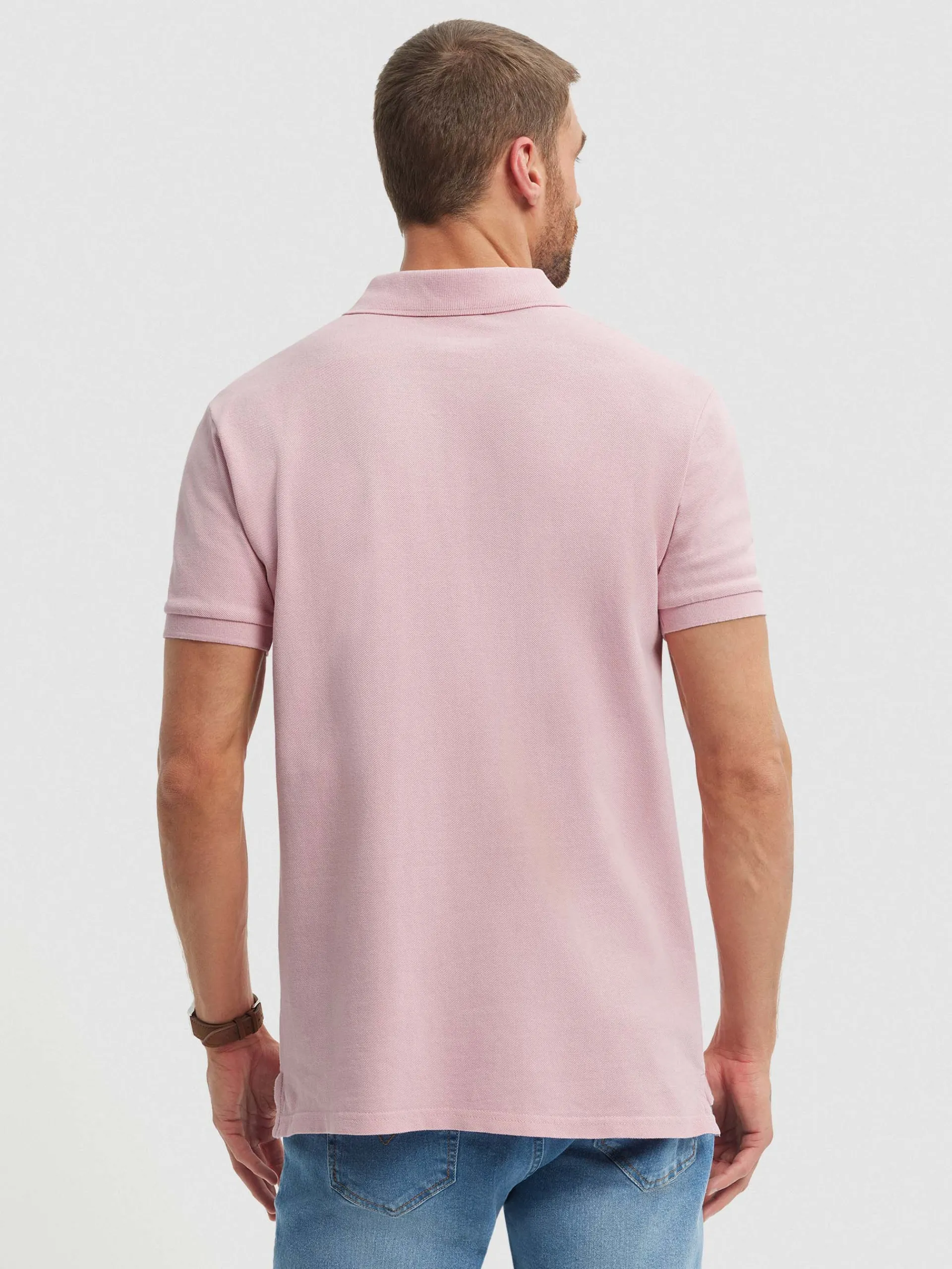 Polos Y Poleras-Alvaro Moreno POLO BASIC Rosa