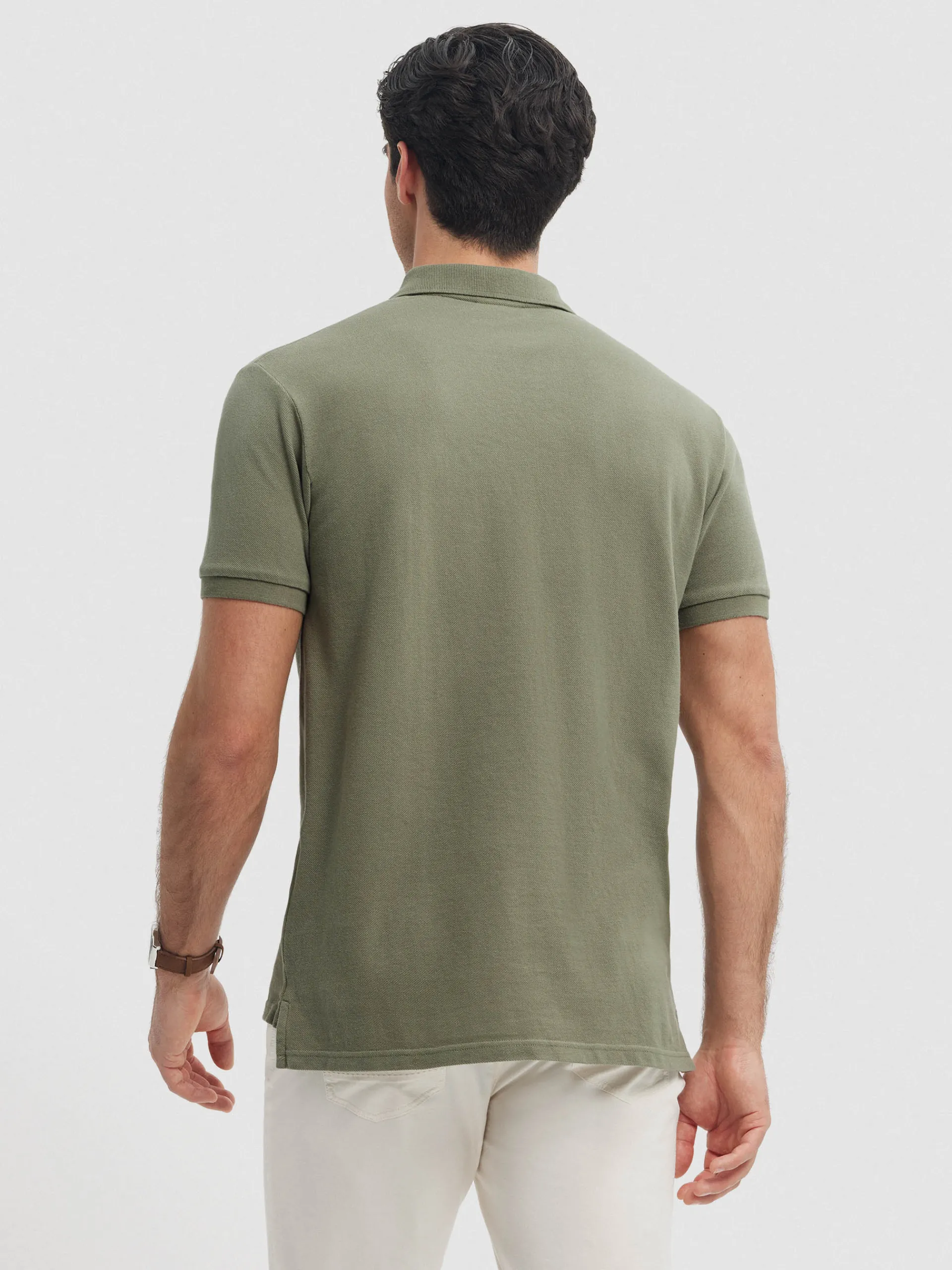 Polos Y Poleras-Alvaro Moreno POLO BASIC Verde