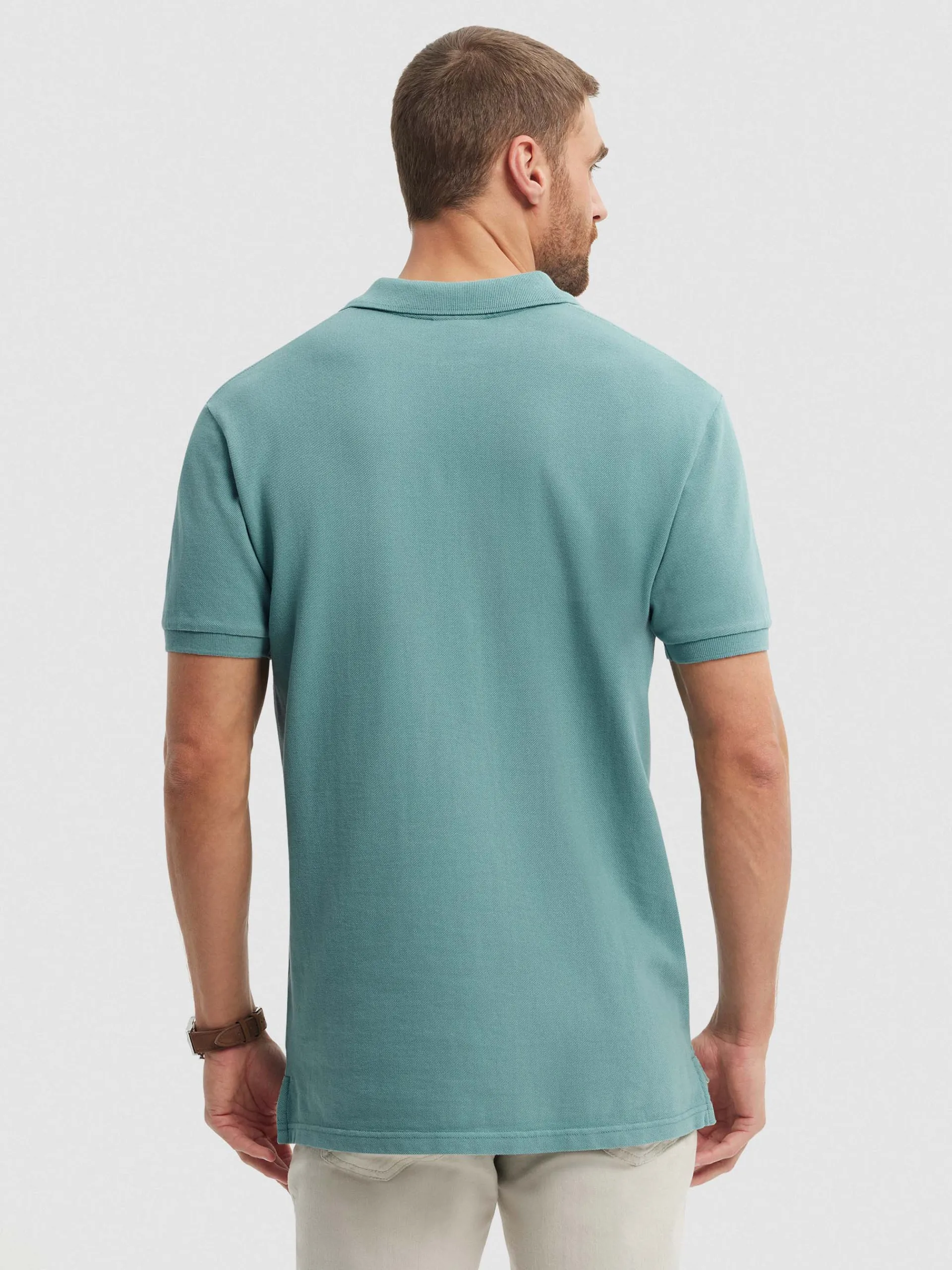Polos Y Poleras-Alvaro Moreno POLO BASIC Verde