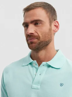 Polos Y Poleras-Alvaro Moreno POLO BASIC Verde Agua