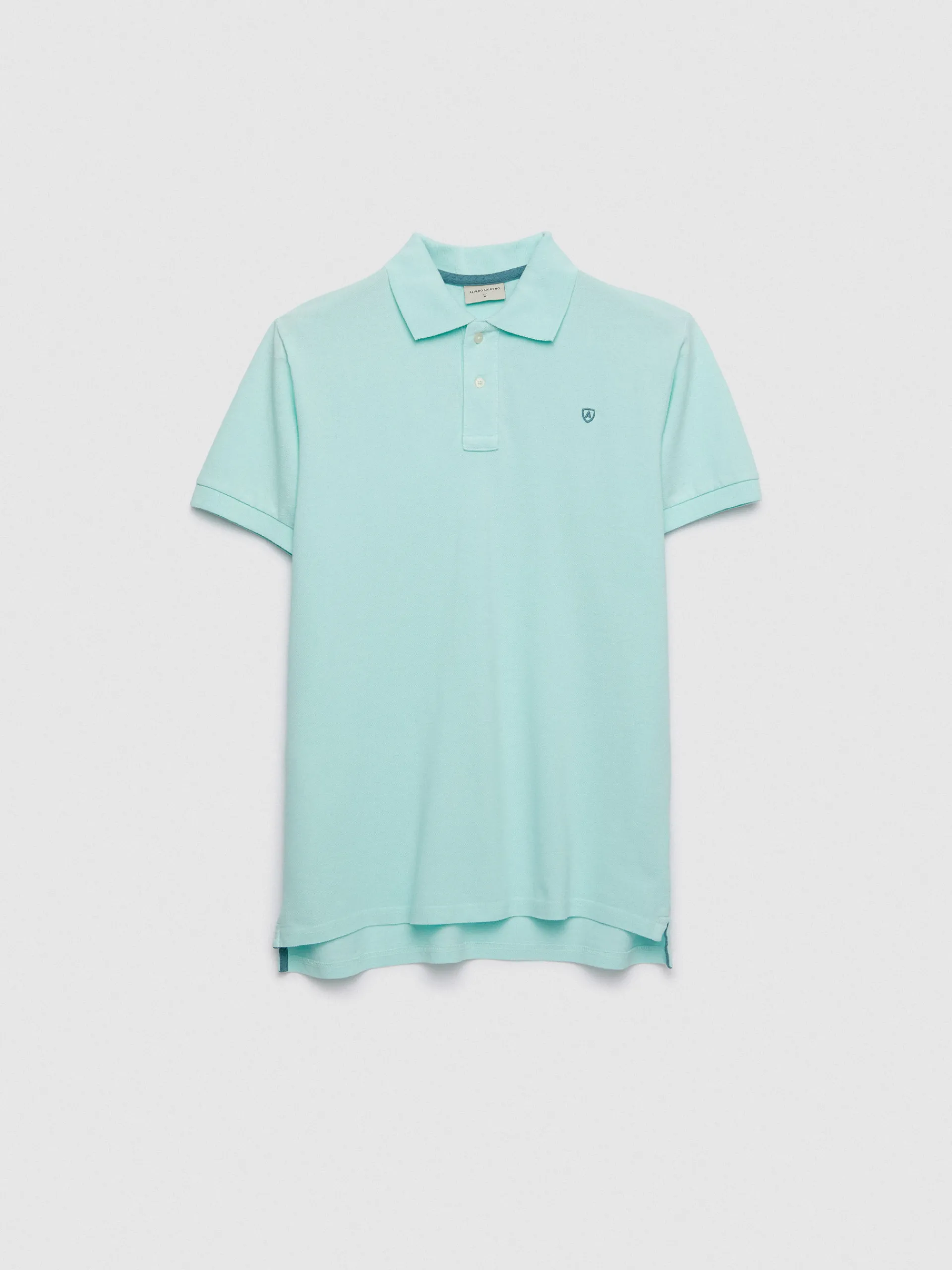Polos Y Poleras-Alvaro Moreno POLO BASIC Verde Agua