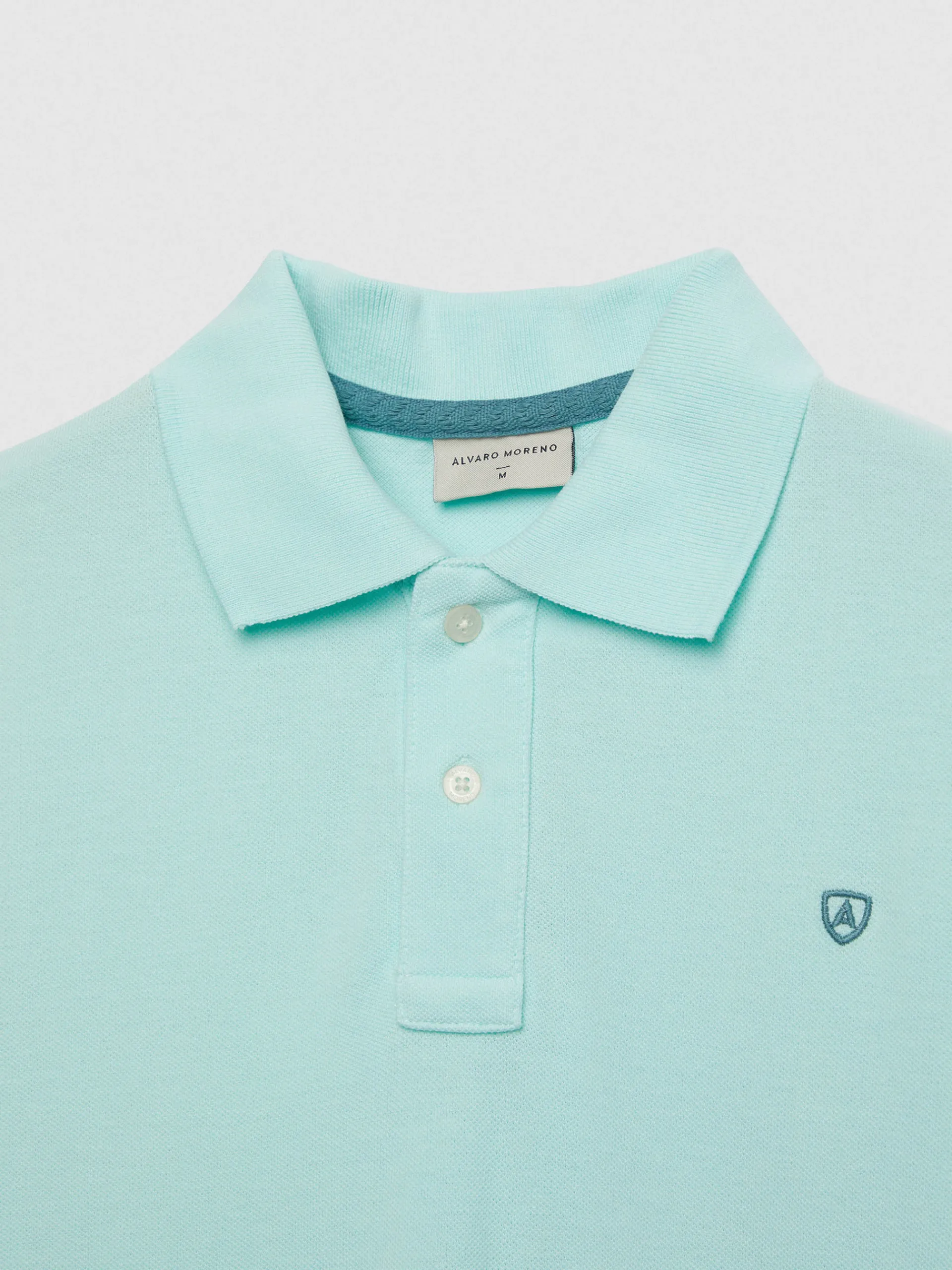 Polos Y Poleras-Alvaro Moreno POLO BASIC Verde Agua