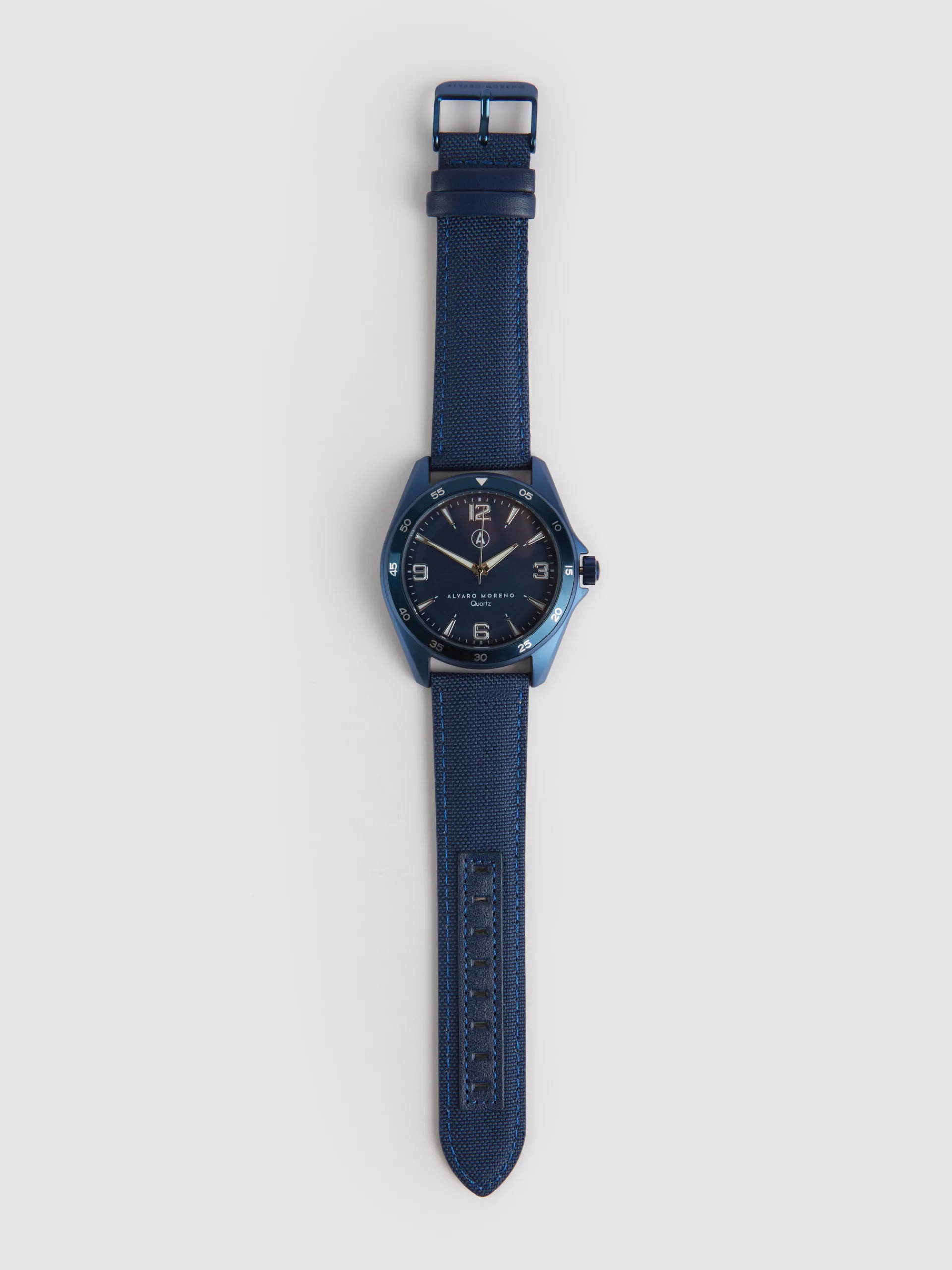 Relojes-Alvaro Moreno RELOJ CANVAS QUARTZ Azul