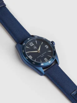 Relojes-Alvaro Moreno RELOJ CANVAS QUARTZ Azul