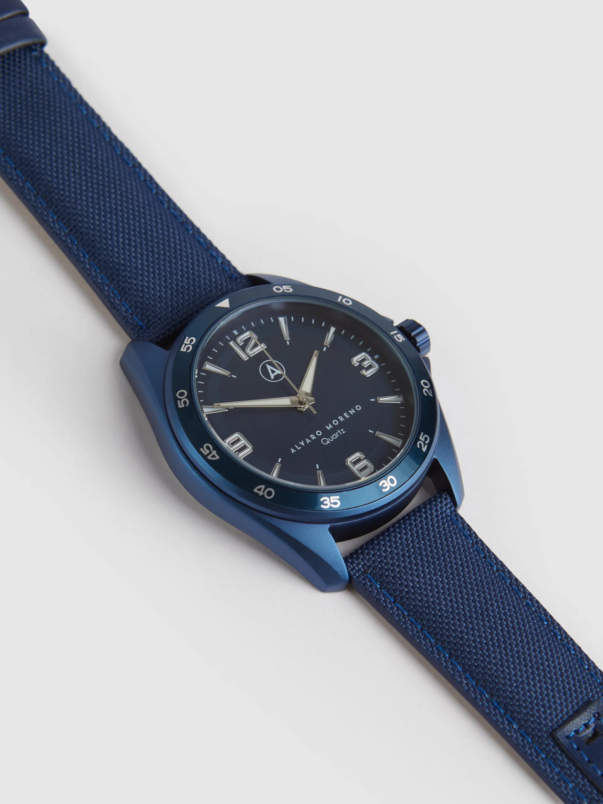 Relojes-Alvaro Moreno RELOJ CANVAS QUARTZ Azul