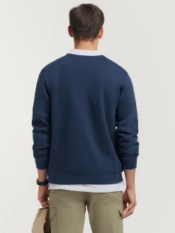 Sudaderas-Alvaro Moreno SUDADERA BASEBALL Azul Marino