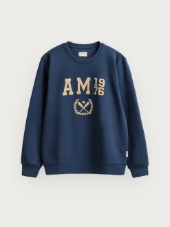 Sudaderas-Alvaro Moreno SUDADERA BASEBALL Azul Marino