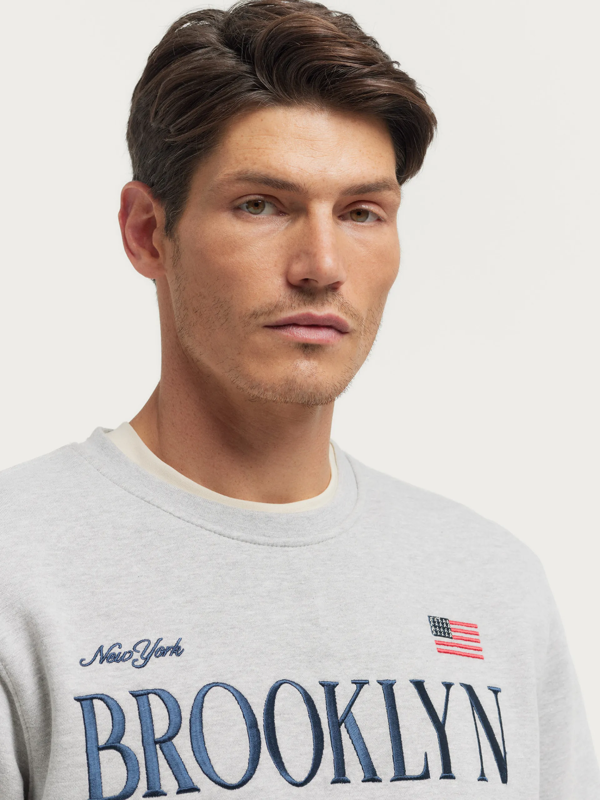 Sudaderas-Alvaro Moreno SUDADERA BROOKLYN Gris