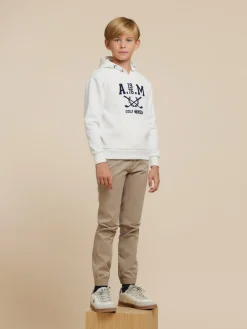 Sudaderas-Alvaro Moreno SUDADERA GOLF KIDS Blanco
