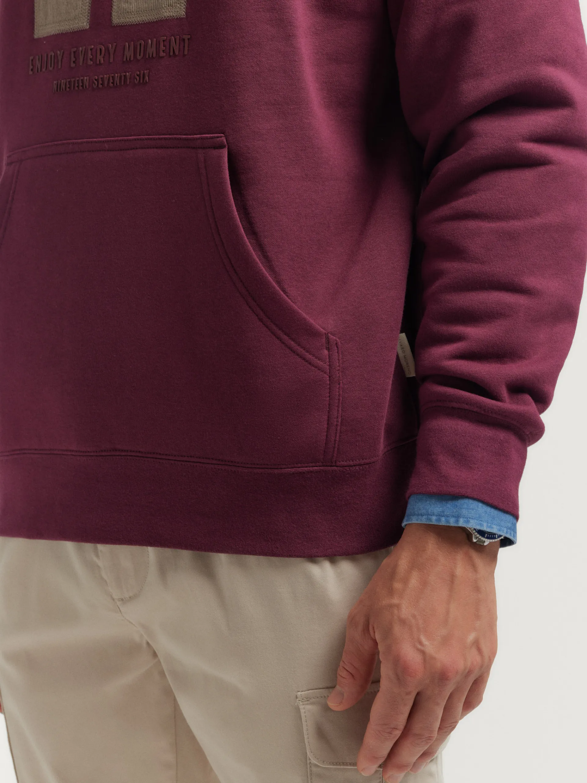 Sudaderas-Alvaro Moreno SUDADERA MOMENT Burdeos