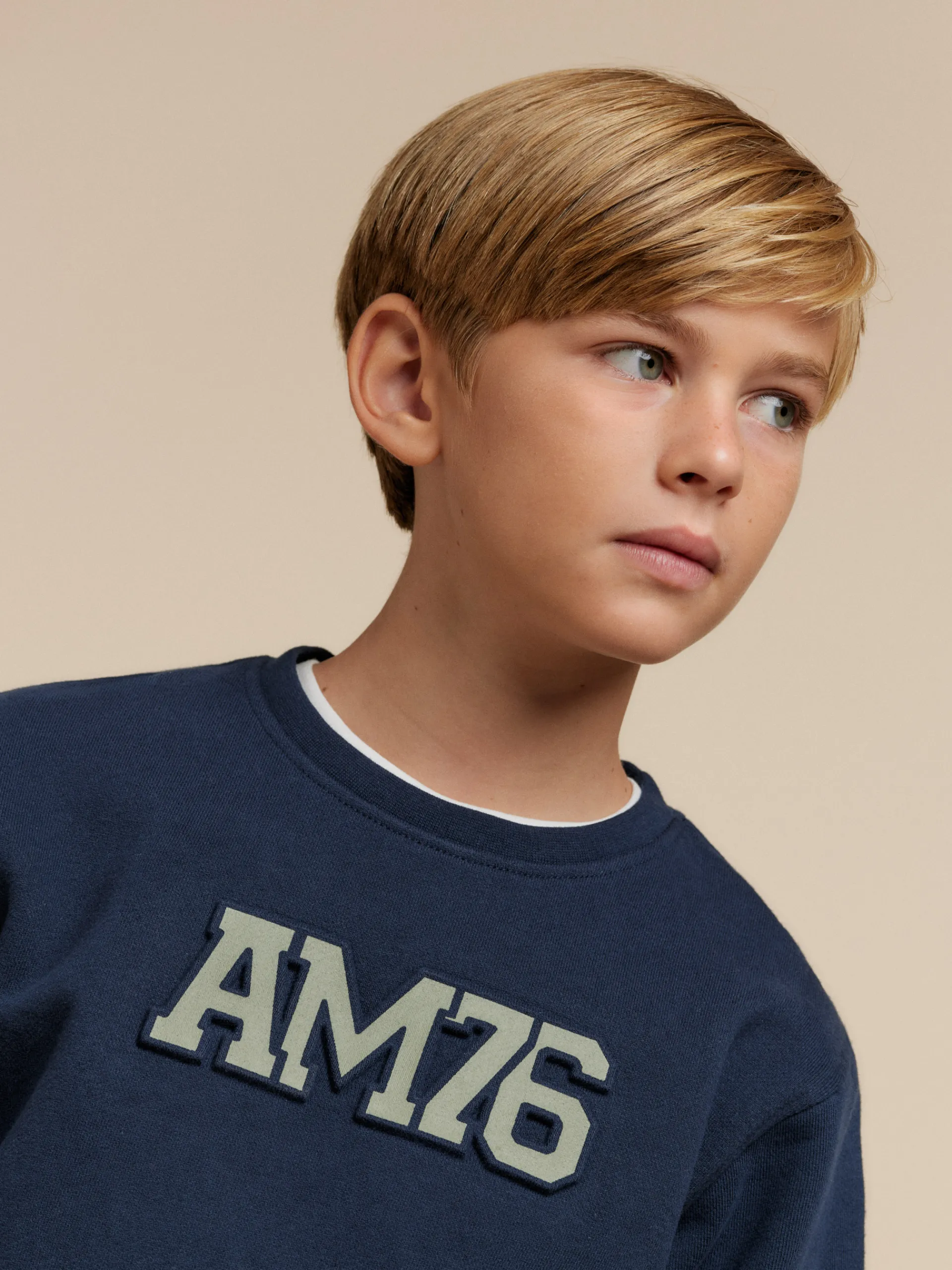 Sudaderas-Alvaro Moreno SUDADERA OFFICIAL KIDS Azul Marino