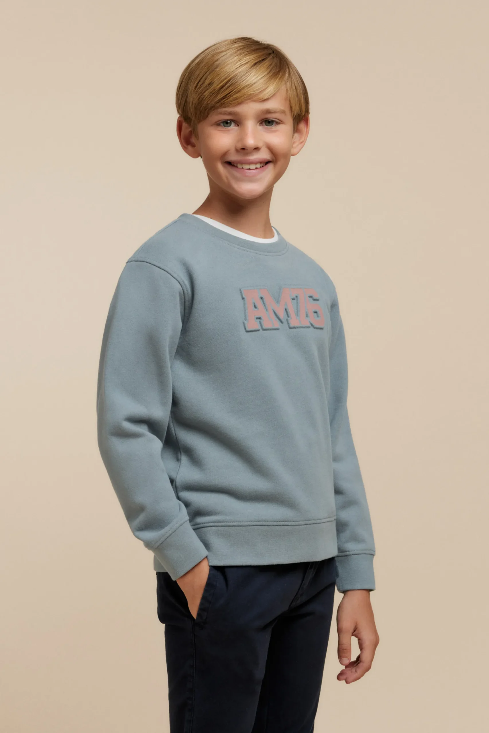 Sudaderas-Alvaro Moreno SUDADERA OFFICIAL KIDS Azul
