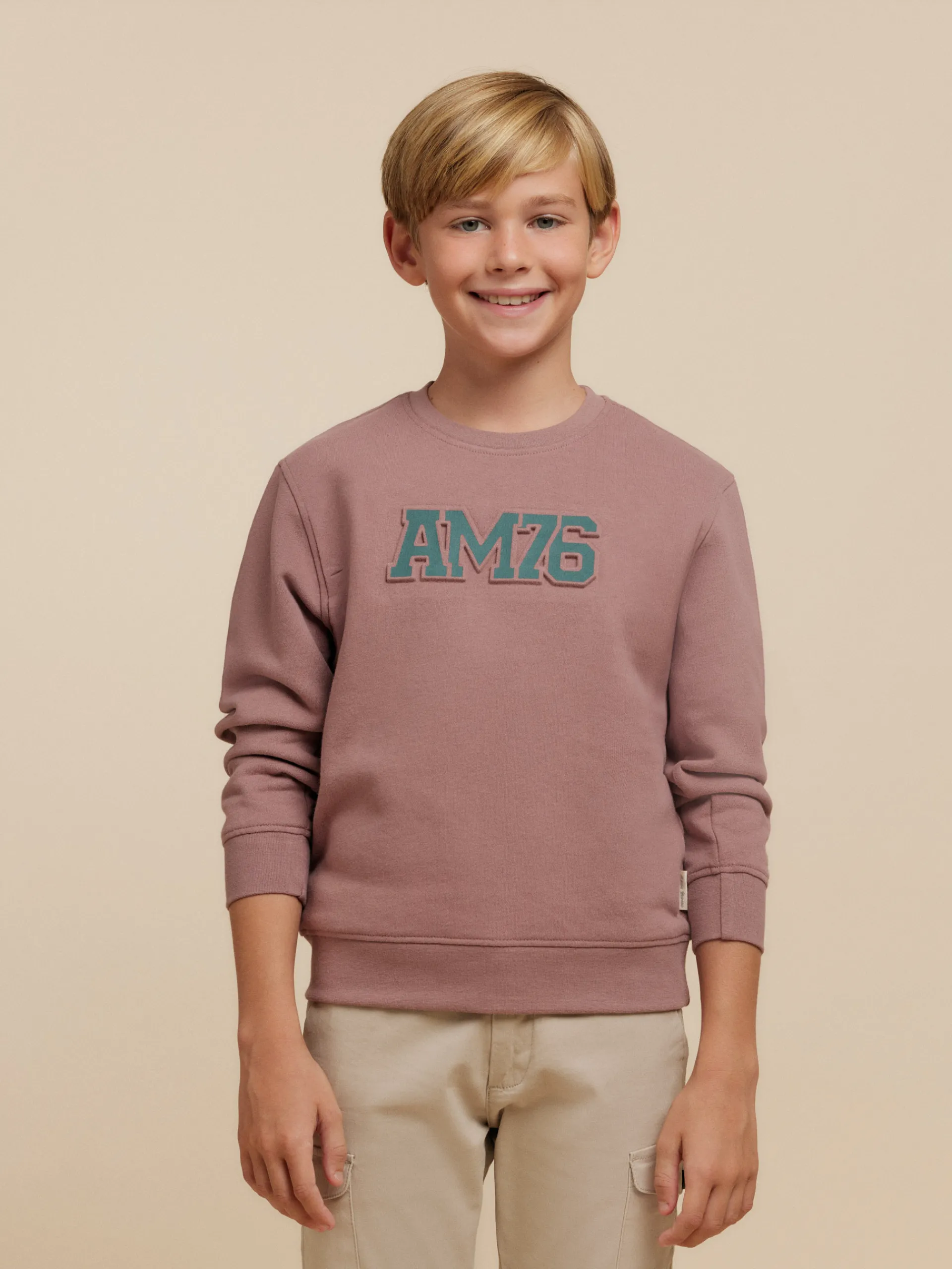 Sudaderas-Alvaro Moreno SUDADERA OFFICIAL KIDS Burdeos