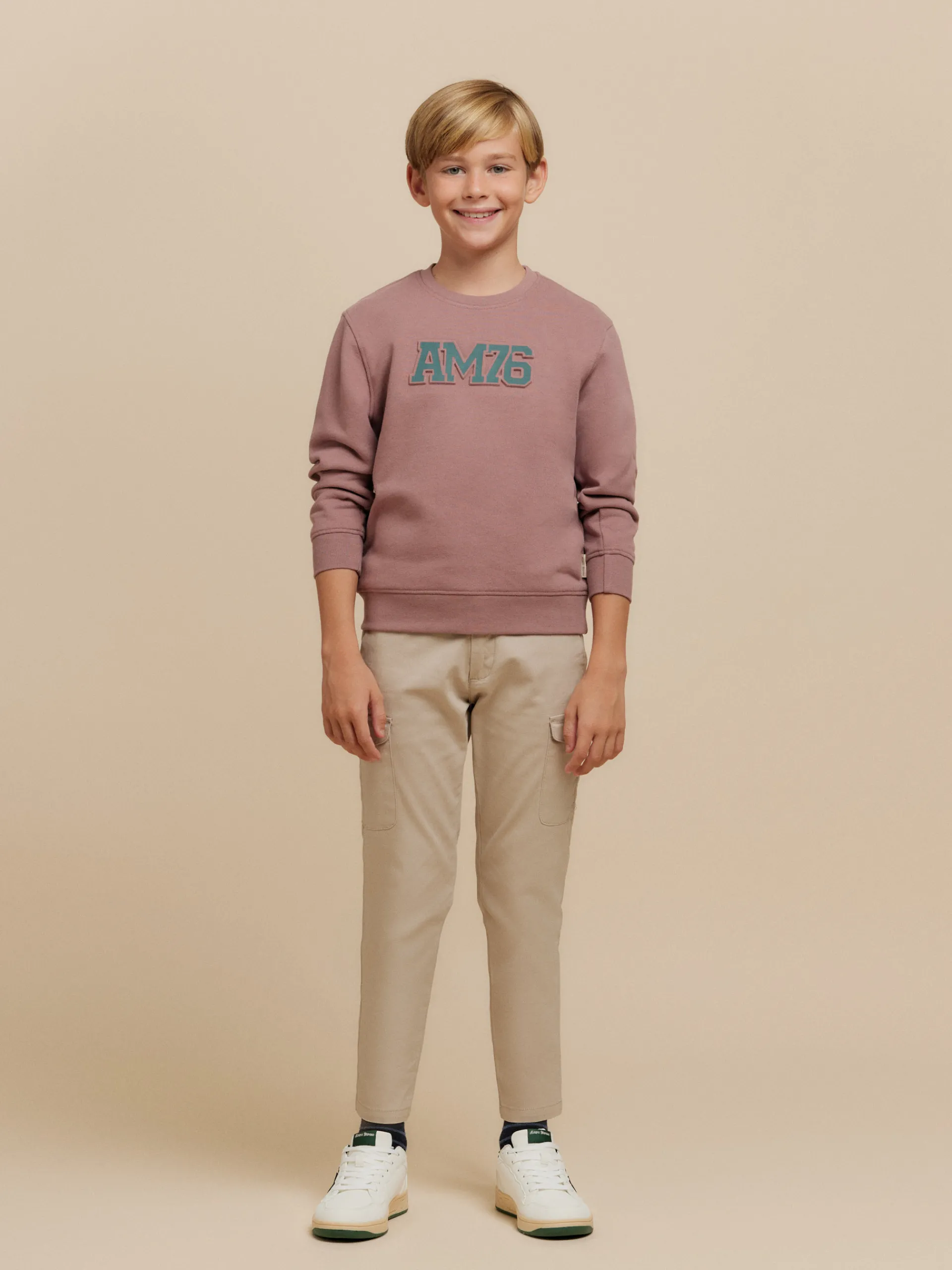 Sudaderas-Alvaro Moreno SUDADERA OFFICIAL KIDS Burdeos