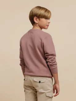 Sudaderas-Alvaro Moreno SUDADERA OFFICIAL KIDS Burdeos