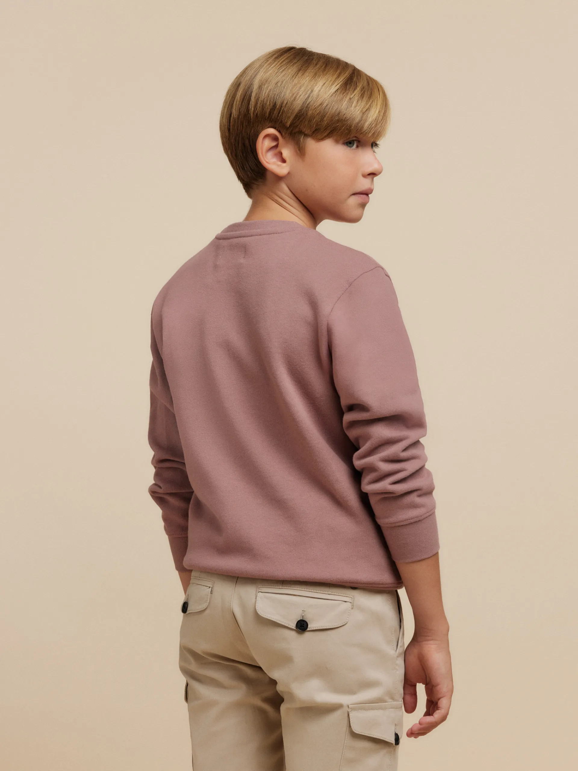 Sudaderas-Alvaro Moreno SUDADERA OFFICIAL KIDS Burdeos