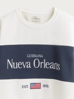 Sudaderas-Alvaro Moreno SUDADERA ORLEANS Blanco