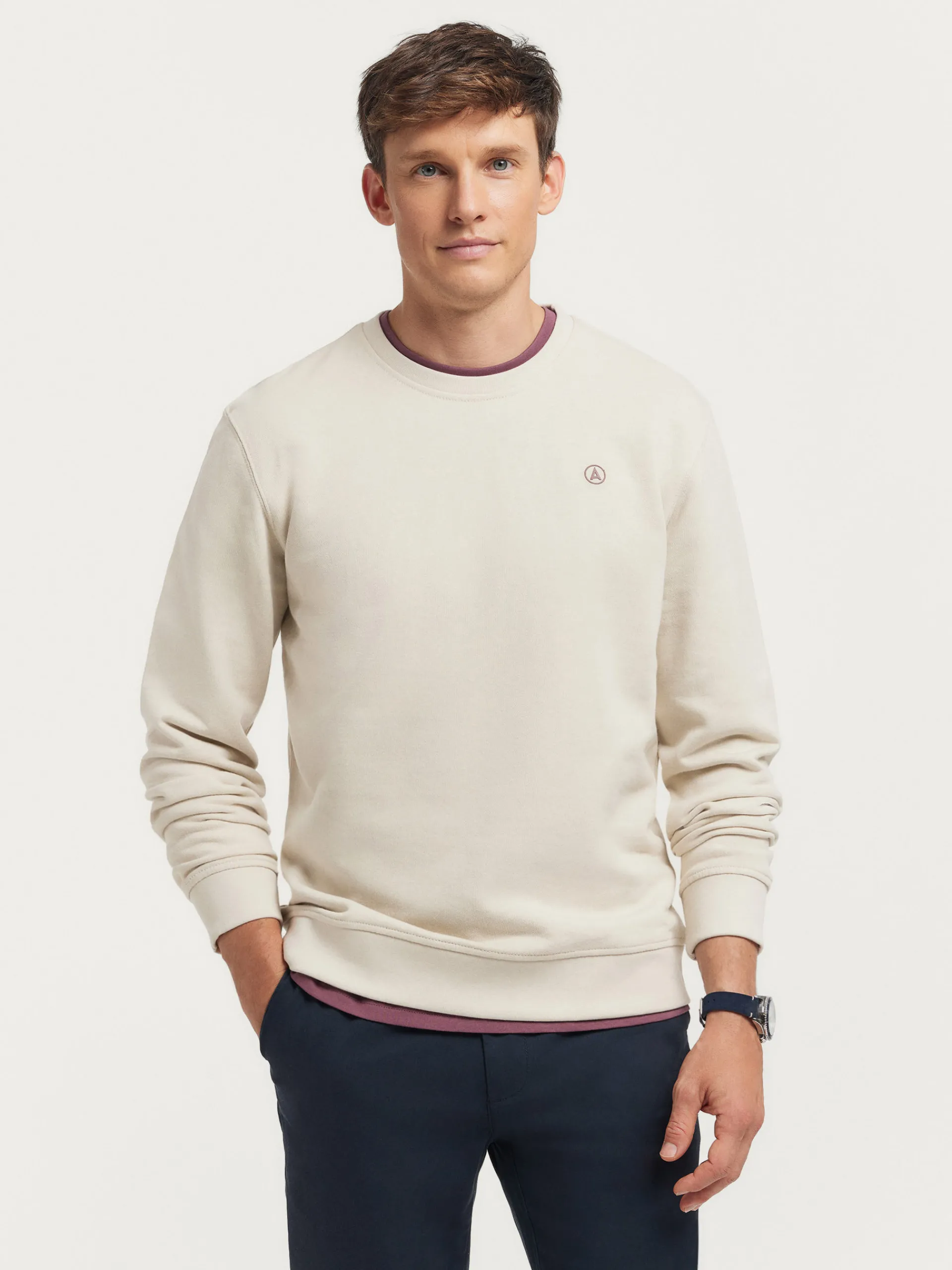 Teen|Sudaderas-Alvaro Moreno SUDADERA POSITIVE Crudo