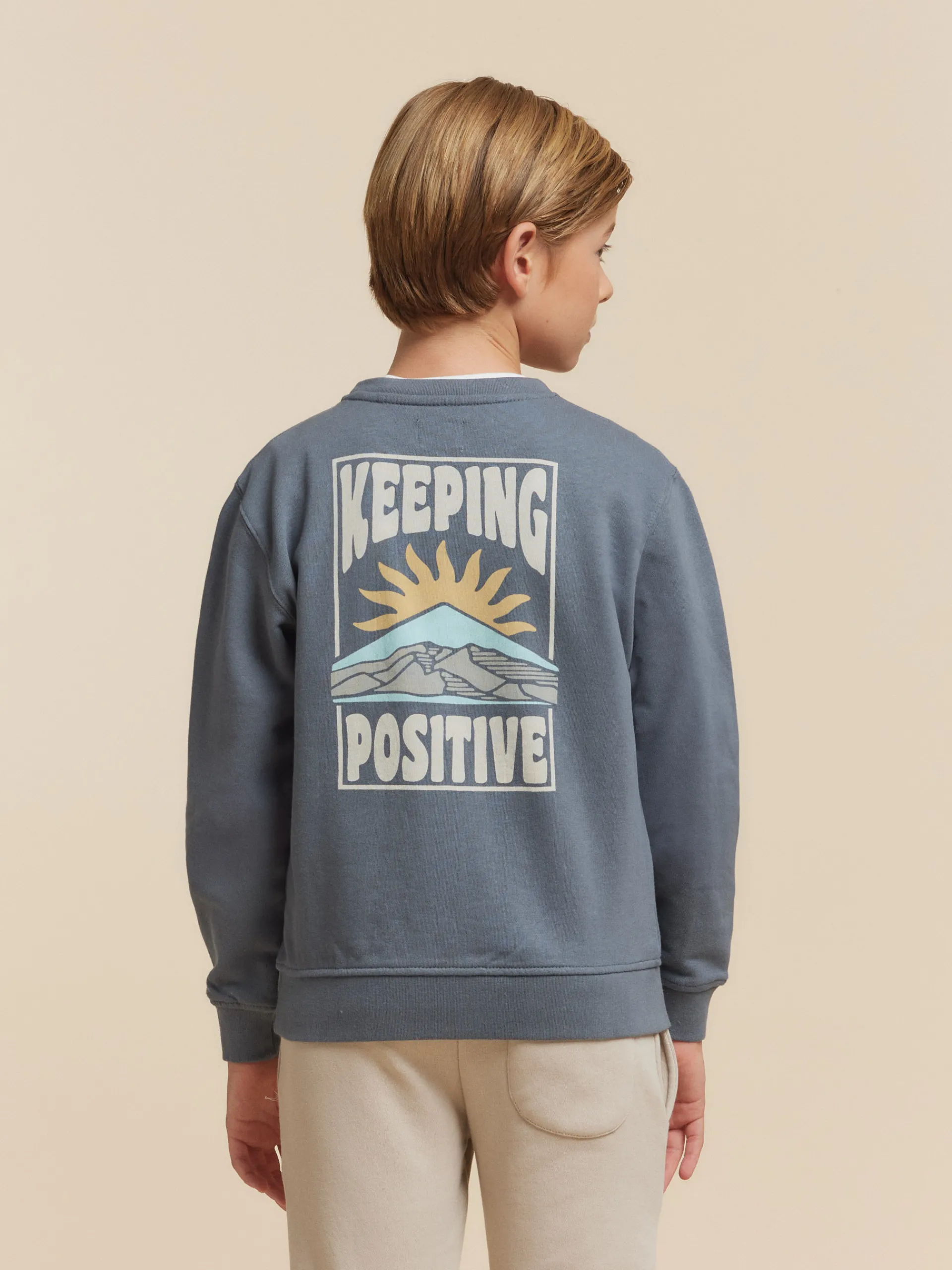 Sudaderas-Alvaro Moreno SUDADERA POSITIVE KIDS Azul