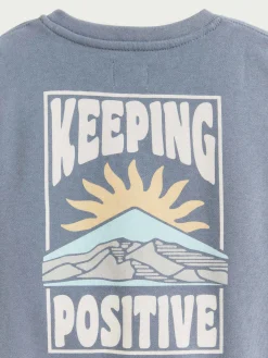 Sudaderas-Alvaro Moreno SUDADERA POSITIVE KIDS Azul