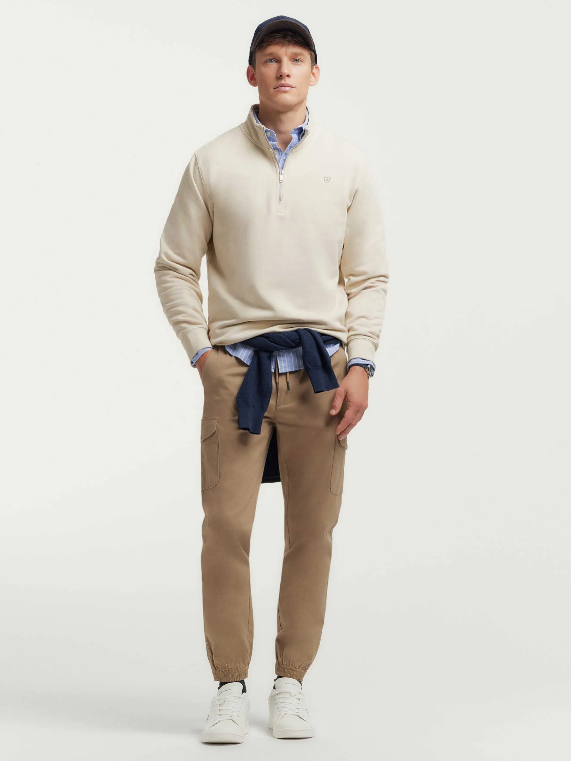 Sudaderas-Alvaro Moreno SUDADERA SINGLE Crudo