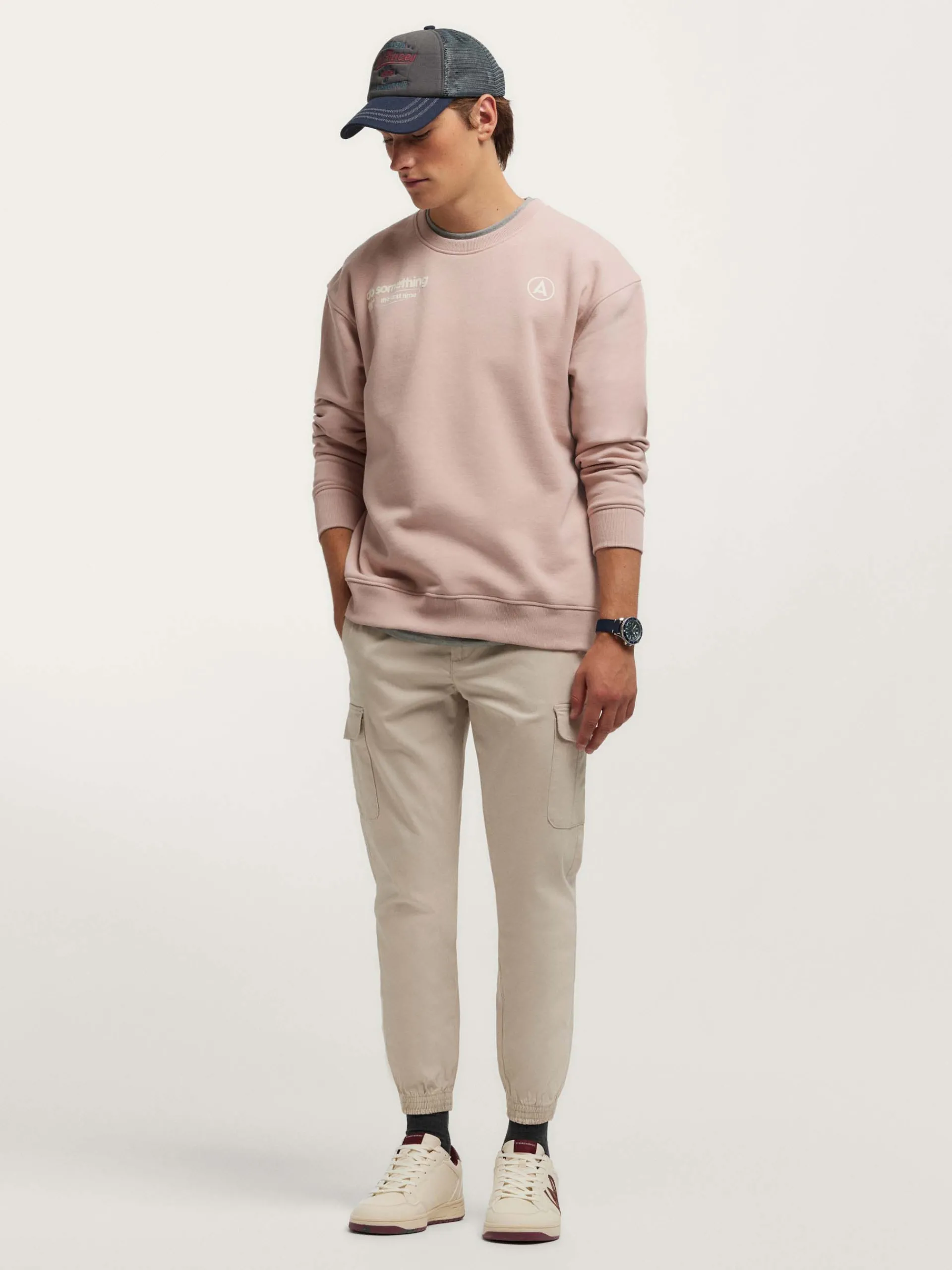 Teen|Sudaderas-Alvaro Moreno SUDADERA TIME Rosa